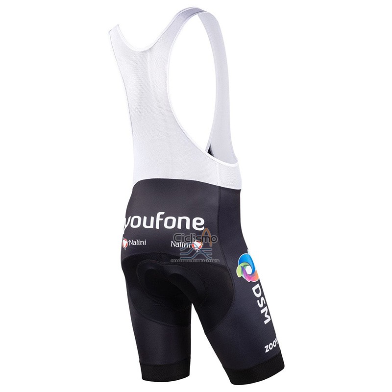Team DSM Firmenich Ropa Ciclismo Culotte Corto 2023 Mangas Cortas Negro Azul